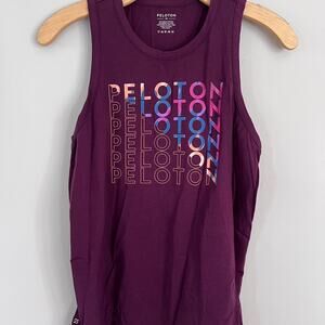 Purple Peloton Pima racer tank top, new with tags, size xsmall, HO121